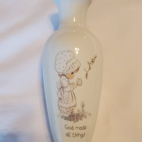 Vintage 1985 Precious Moments White Bud Vase BUNDLE - Picture 5 of 6
